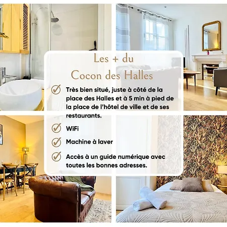 Le Cocon Des Halles - - Wifi & Lave Linge *